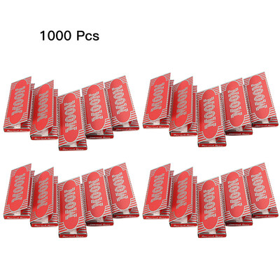 

Boxes of 50 Booklets Moon Red Cigarette Tobacco Smoking Rolling Papers 70mm 2500 Leaves