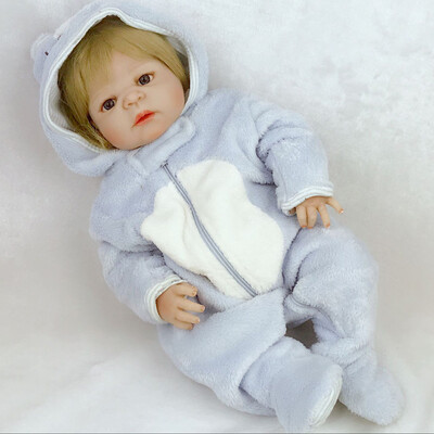 

23 57 cm Fashion Reborn Alive Girl Doll Full Body Silicone Realistic Adora Baby Dolls For Childrens Day Gift Gold Hair