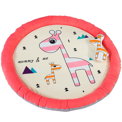 

Fenced Kids Activity Play Mat Baby Playmat Round Rug Carpet For Floor Playing Crawling Tummy Time Teepee Tent Playhouse Home Bedro