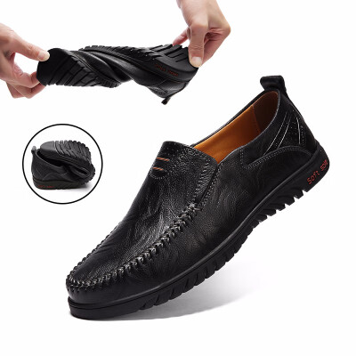 

Big Size New Arrival Split Leather Men Casual Shoes Fashion Top Quality Driving Moccasins Slip On Loafers Men Flat Shoes 3747