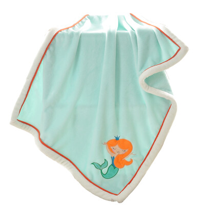 

Baby Blanket Flannel Swaddle Super-Soft Plush Cartoon Bedding For Stroller Crib Cuddle 3040 inch Khaki Fox