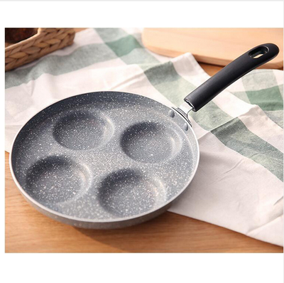 

24CM maifan stone black non-stick frying pan four-hole omelet multi-purpose breakfast pot