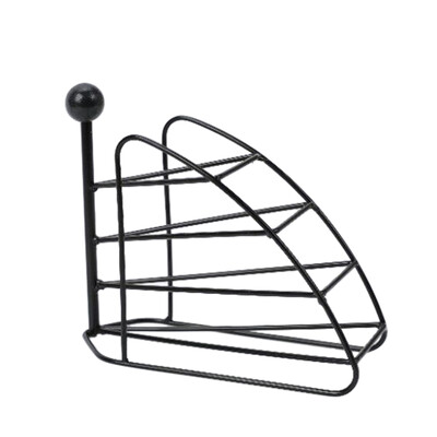 

Practical Black Iron Remote Control Sailboat Shape Organizer Holder Home Use 4 Lattics Tabletop Telecontroller Storage Rack