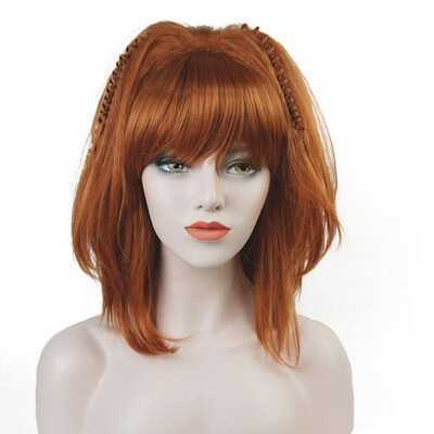 

StrongBeauty Cosplay Alla Pugacheva Hairstyle Copper Red Black Blonde Party Wig Halloween Wigs Womens Full Synthetic Hair