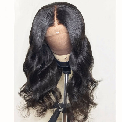 

9A Full Lace Human Hair Wig Loose Wavy Brazilian Virgin Hair Glueless Full Lace Wig Deep Part Natural For Black Women Pre-Plucked