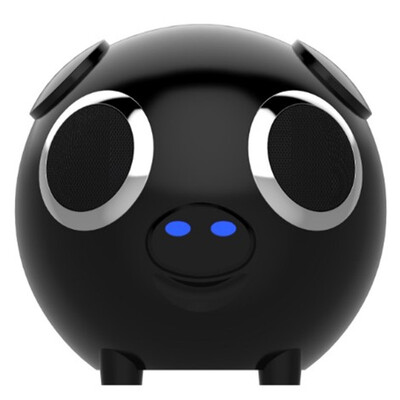 

Portable Bluetooth Speaker Pig Head Audio FM Radio Phone Call Mobile Power TF Card MP3 Charging Treasure Subwoofer Stereo Player