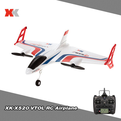 

XK X520-W EPP RC Airplane with Camera 720P 5G Wifi FPV 6CH 3D6G VTOL Vertical Takeoff Land Altitude Hold with Mode Switch Remote
