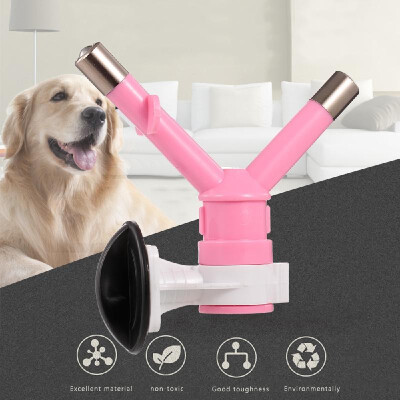 

Pet Water Bottle No Drip Dog Water Nozzle Dog Water Feeder Leak Proof Nozzle Pets No Need Fight for the Drinking Water