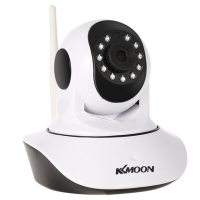 

KKmoon 720P Wireless WIFI Pan Tilt HD IP Camera 10MP 14 CMOS 36mm Lens Support PTZ Two-way Audio Night Vision Phone APP Contr