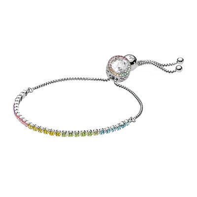 

PANDORA color dazzling shiny bracelet set gift LZPDL0069-1 color 23cm
