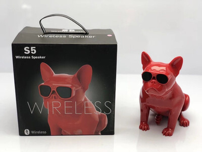

Portable Bulldog Bluetooth Speaker Mobile Phone Computer Desktop Wireless Audio TF card AUX Player Whole Body dog Mp3 Speakers