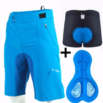 

SAENSHING Cycling Shorts Men Gel Pad Cycling Underwear Padded MTB Mountain Bike Shorts Bicycle Downhill Bermuda Breathable