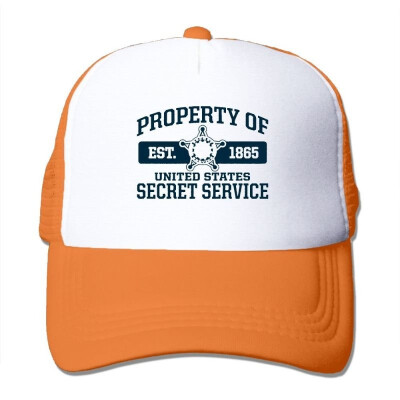 

Property of United States Secret Service 1865 Summer Sun Protection Mesh Cap Baseball Hat Cap Adjustable