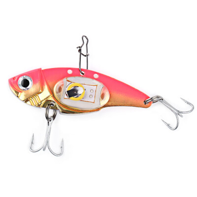 

LED Lighting Fish Shape VIB Sinking Lure with Sharp Hook