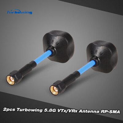 

2pcs Turbowing 58G 6dBi Mini Mushroom Antenna VTxVRx RP-SMA Male for VR Goggles QAV250 FPV Racing Drone