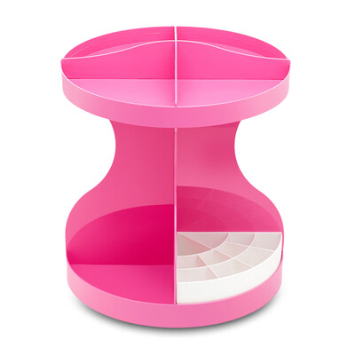 

Multifunctional Round Cosmetics Makeup Storage Box