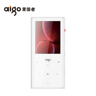 

Patriot aigo digital music MP3 player M1 lossless HIFI Bluetooth external reading one-click recording student portable Walkman touch screen white