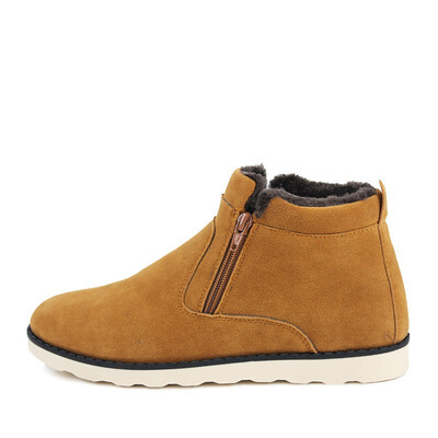

Winter Boots Men 2018 Warm Snow Boots Men Casual Snow Boots Men Plush Zipper Winter Shoes Men Slip On Fur Male Shoes