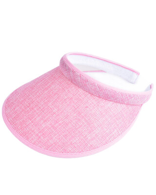 

Unisex Women Men Summer Sun Visors Cap Broad Wide Brim Topless Tennis Golf Headband Hat Headwear