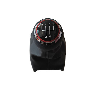 

For Audi A3 S3 8L 5 Speed Gear Shift Knob Gaiter Boot Red Cover PU Leather R12345 Auto Accessory 2001 2002 2003