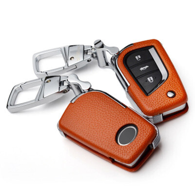 

Boutique Car Key Case Key Cover Shell Car Keychain Folding key For Toyota Camry Corolla RAV4 YARiS Highlander Vios Reiz Ralink
