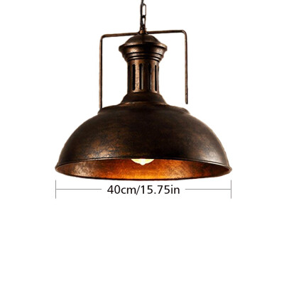 

Lighting Industrial Antique Metal Shade Pendant Ceiling Light 1 Light UFO Ceiling Pendant 41CM33CM