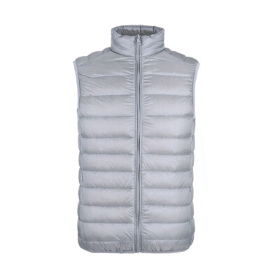 

2018 New Fashion Ultra Light Down Vest Men Spring Autumn Sleeveless Vest Male Casual Winter White Duck Down Waistcoat