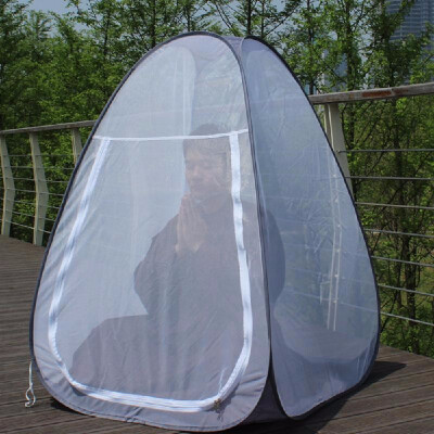 

Buddhist Meditation Tent Single Mosquito Net Temples Sit-in Free-standing Shelter Cabana Quick Folding Camping Tent