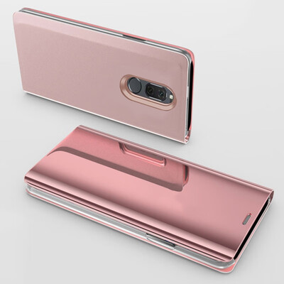 

MOONCASE Huawei Glory Play Bracket Mirrored Leather Case - Rose Gold