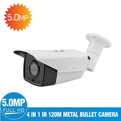 

50MP CCTV Security HD Infrared Bullet Camera supports 4 output modes Full HD TVI AHD CVI Video Output or CVBS Output
