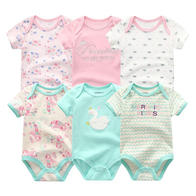 

6PCS Newest Baby Clothing Set Baby Girls Clothes Roupas de bebe Unicon Newborn Babywear Baby Boys Clothes Bodysuits Rompers