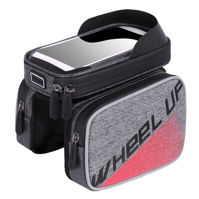 

Cycling Bicycle Bike Front Tube Top Bag Smartphone Bag Bike Front Frame Bag Pannier Pack Bag 62" Phone Holder