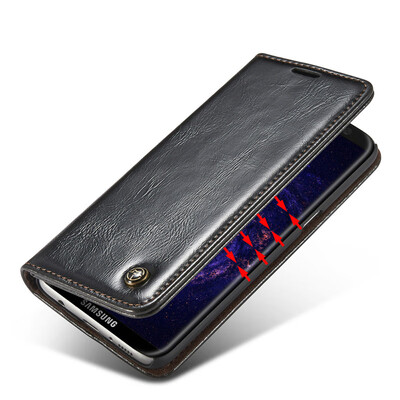 

sFor Samsung S8 Leather Case Plus Luxury Magnetic Flip Cover sFor Samsung Galaxy S8 Case For Samsung Galaxy S8 Plus S9 S7 edge
