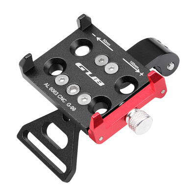 

GUB CNC Aluminum Bike Bicycle Universal Adjustable Cell Phone Holder Bike Stem Mount for 35-62" Phone GPS