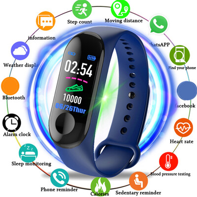 

V5 M3PLUS Intelligent LED color screen watch running health pedometer