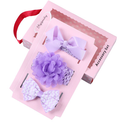 

Baby Girls Hair Accessory Set Hair Clips Barrettes Headband for Newborn Toddler Children 3Pcs Pink Crown