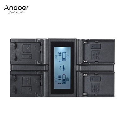 

Andoer NP-FZ100 4-Channel LCD Digital Camera Battery Charger for Sony A7III A9 A7RIII A7SIII