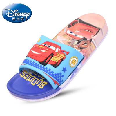 

DISNEY Disney Childrens Sandals&Slippers Cartoon Boy Comfortable Bathroom Home Slippers in Childrens Ocean Blue 27 yards 5065