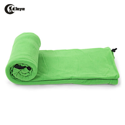 

Outdoor Ultralight Portable Warm Polyester Polar Fleece Sleeping Bag Envelope sleeping bed for Camping Hiking Travel