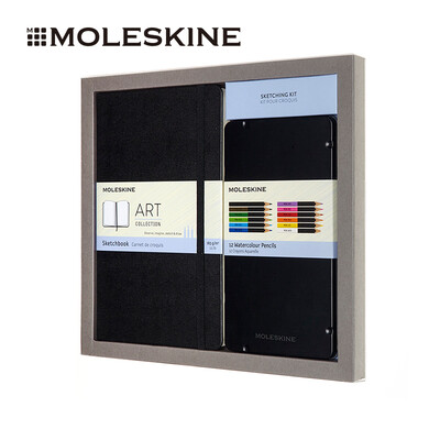 

MOLESKINE sketchbook complete set of watercolor pencil drawing book sketchbook notebook handbook art series large sketch set 0404
