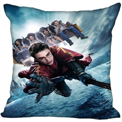 

Harry Potter Pillow Cover Bedroom Home Office Decorative Pillowcase Square Zipper Pillow Cases Satin Soft No Fade 35x35CM 35x35CM 35x35CM