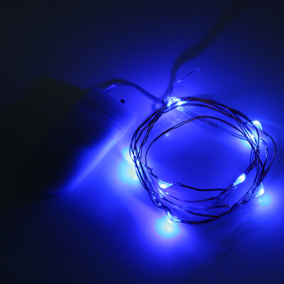 

1M 10 LEDs Mini String Light CR2032 Battery Waterproof Decorative Lamp