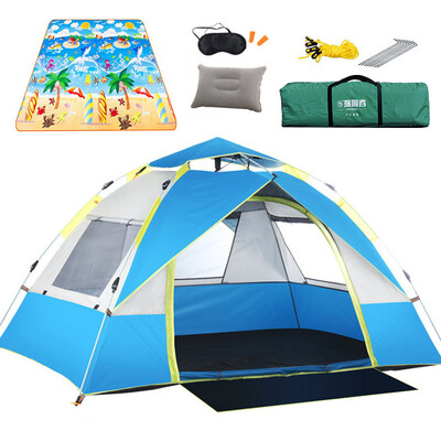

Explorer TAN XIAN ZHE picnic mat moisture pad indoor children climbing mat outdoor camping machine washable sleeping pad waterproof thickening lawn mat small color grid 200140CM