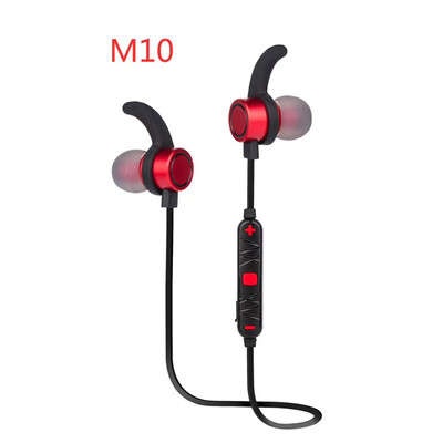 

30PCSLot M10 Bluetooth Earphone Stereo Wireless Sports Running With Mic Handsfree Volume Control For smartphones Free Shipping