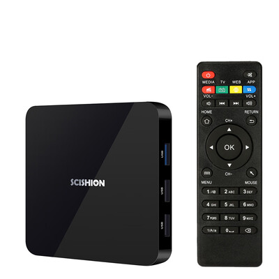 

SCISHION AI TWO Smart Android 90 TV Box RK3328 Quad-core UHD 4K VP9 H265 4GB32GB 24G Wi-Fi BT40 HD Media Player LED Display S