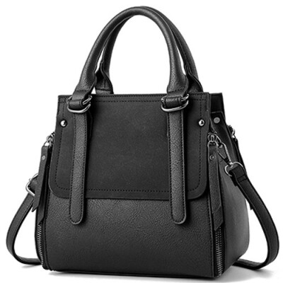 

Women Vintage Shoulder Bag 2019 Female Causal Leather Totes High Quality Dames Handbag Drop Shopping 11 colors