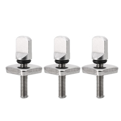 

2PCS 3PCS Tool-free Stainless Steel Longboard Fin Screws&Plate No Tool Surfboard Screws