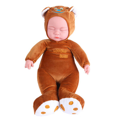 

Cuddle Baby Doll With 3 Soothing Songs 13 inch Stuffed Soft Body Baby Sleep Companion Cuddly Toys For Baby Toddler Kids Rose