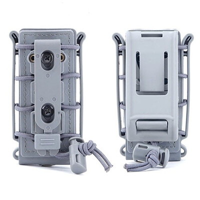 

Tactical Molle Single Cartridge Clip Holster Belt Holder box Pistol 9mm Magazine cover Pouch bag hunting Gear Accessories