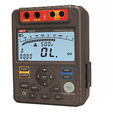 

2017NEWEST UT512 Digital Insulation Resistance Testers Voltmeter Auto Range 2500V 100 wUSB Interface UNI-T U
